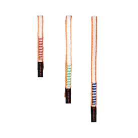 美國 ARMBURY QX SLING DYN 雙耳快扣環帶|短扁帶環 11/16/20 cm (內崁橡膠固定環)